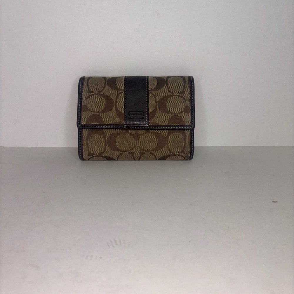 Coach Brown and Black Wallet